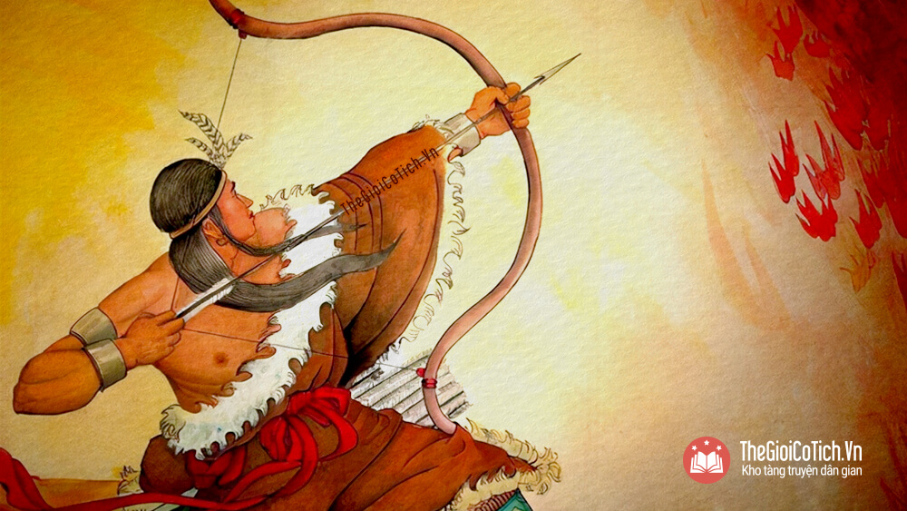 Sự tích con gà trống có mào đỏ